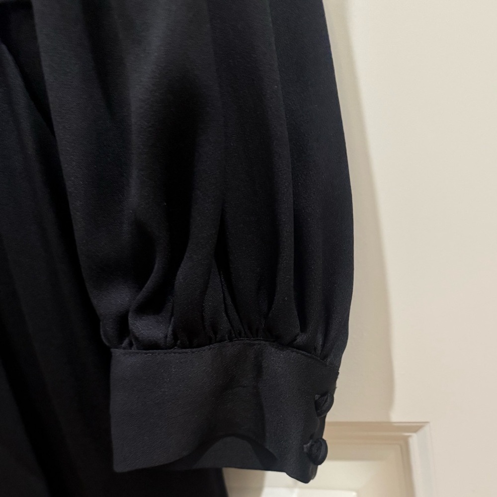 Veronica Beard Kavia Jumpsuit Black Size 0 Long Sleeve - Picture 11 of 12
